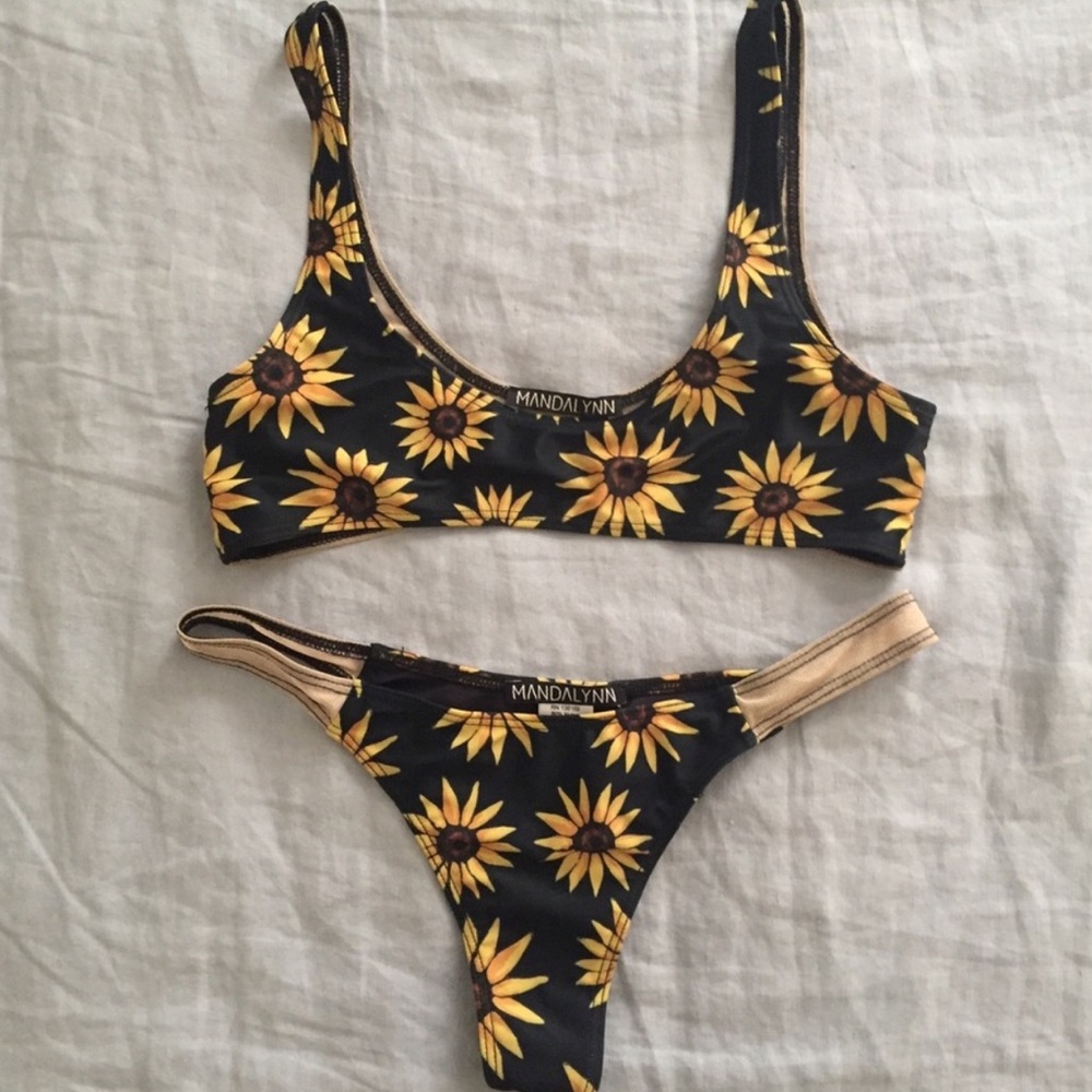 Mandalynn sunflower bikini
